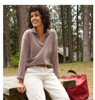 Classic Cashmere Polo Sweater