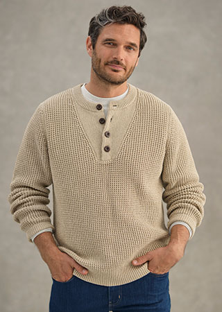 Organic Cotton Waffle Sweaters
