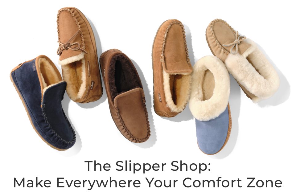 The Slipper Shop: Make everywhere your comfort zone.