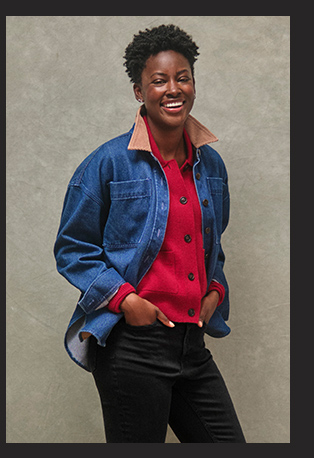 Women's Signature Denim Shirt Jac