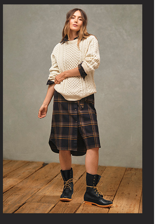Women's Signature Camp Flannel Midi Dress
