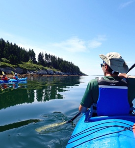 Kayaking.