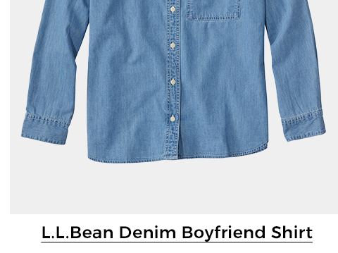 L.L.Bean Denim Boyfriend Shirt