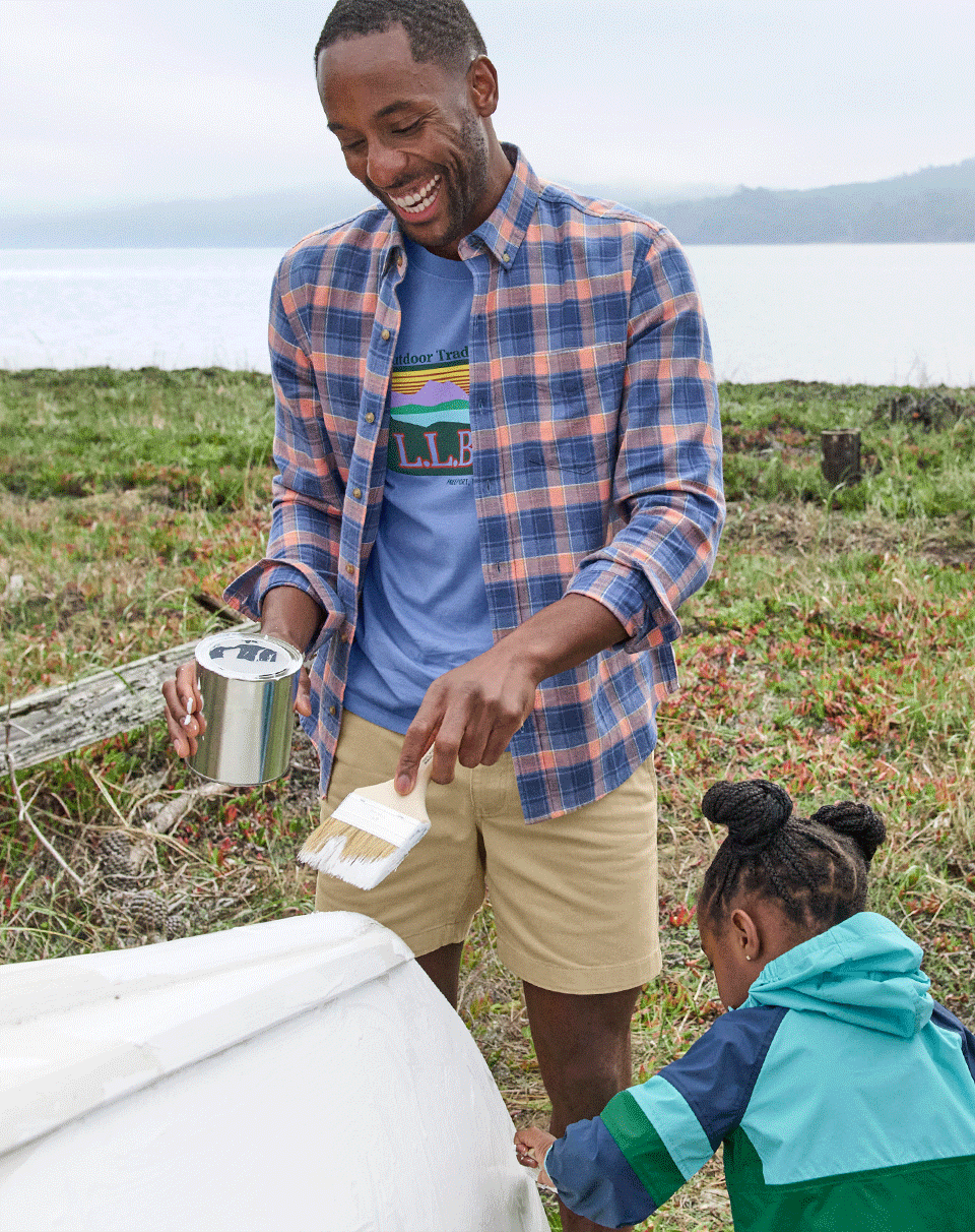 SUNWASHED TWILL SHIRT. Weathered for a Well-Loved Feel. An all-season shirt in some of our favorite plaids,specially washed for already-broken-in softness. 
