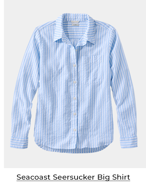 Seacoast Seersucker Big Shirt