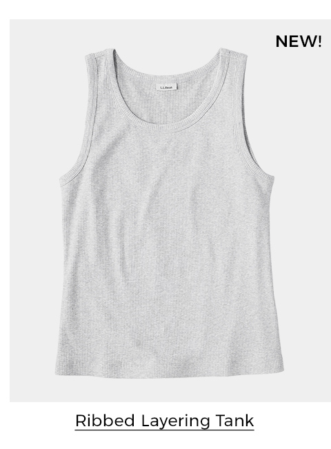 NEW Ribbed Layering Tank