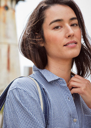Sunwashed Textured Big Shirt