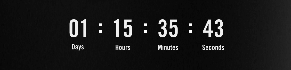Cyber Monday. Ticking.
