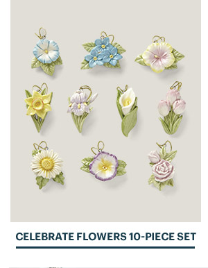 CELEBRATE FLOWERS 10-PIECE SET