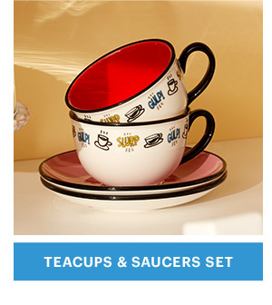 TEACUPS & SAUCERS SET