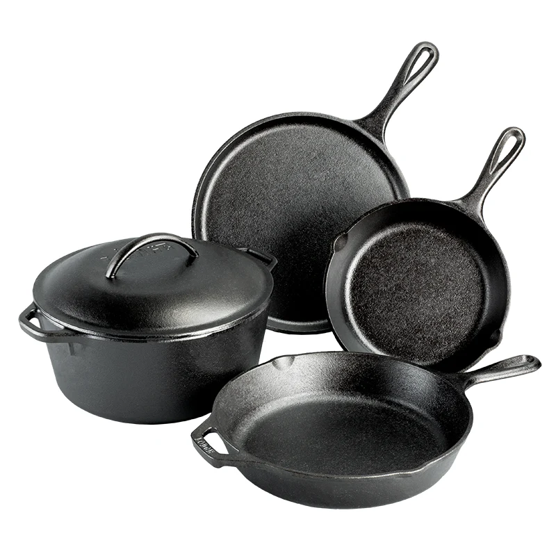 Image of Seasoned Cast Iron 5 Piece Set