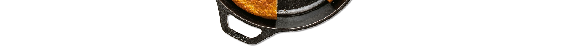 Cornbread in a cast iron skillet