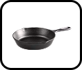 8 Inch Seasoned Cast Iron Skillet