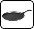 10.5 Inch Seasoned Cast Iron Griddle