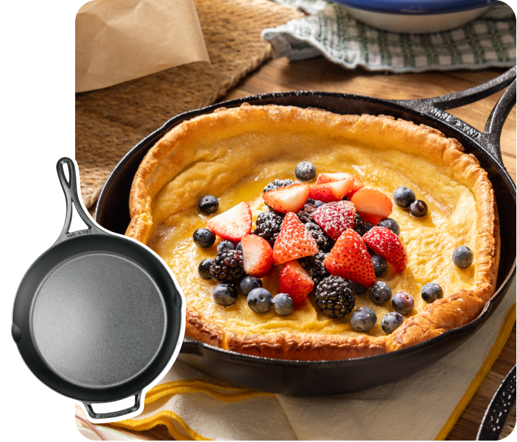 Berry tart in a lightweight skillet Berry tart in a lightweight skillet