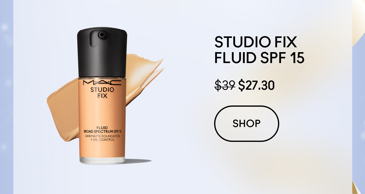 STUDIO FIX FLUID SPF 15 | $27.30 SHOP