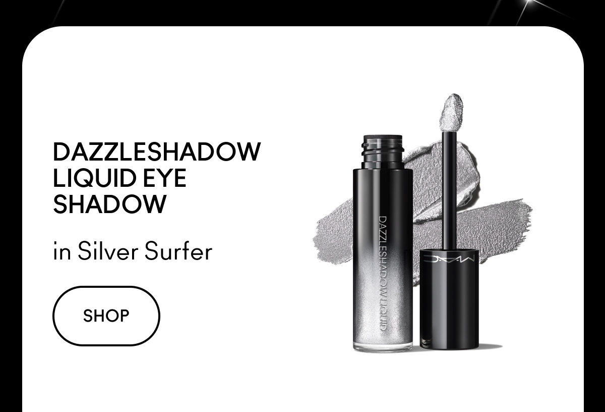 DAZZLESHADOW LIQUID EYE SHADOW in Silver Surfer | SHOP