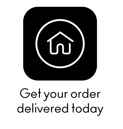 Get your order delivered today