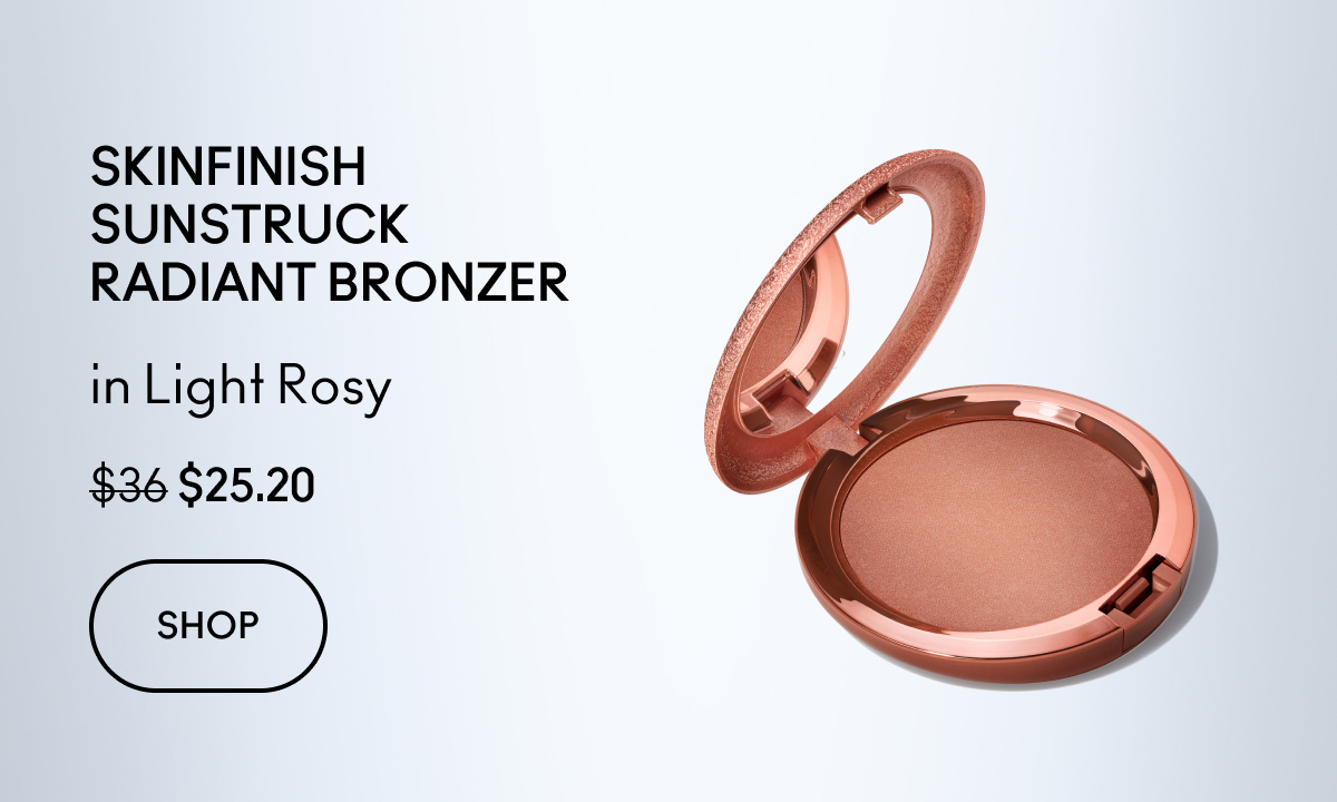 SKINFINISH SUNSTRUCK RADIANT BRONZER in Light Rosy | $25.20 | SHOP