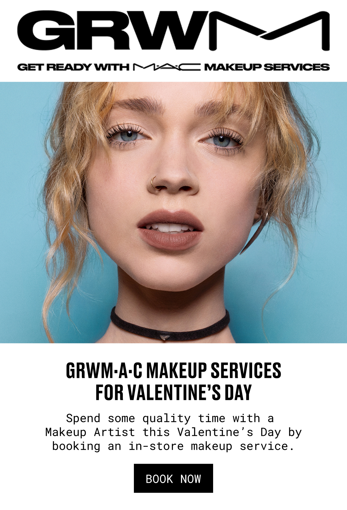 GRWM | GET READY WITH M.A.C MAKEUP SERVICES | GRWM.A.C MAKEUP SERVICES FOR VALENTINE'S DAY | Spend some quality time with a Makeup Artist this Valentine's Day by booking an in-store makeup service. | BOOK NOW