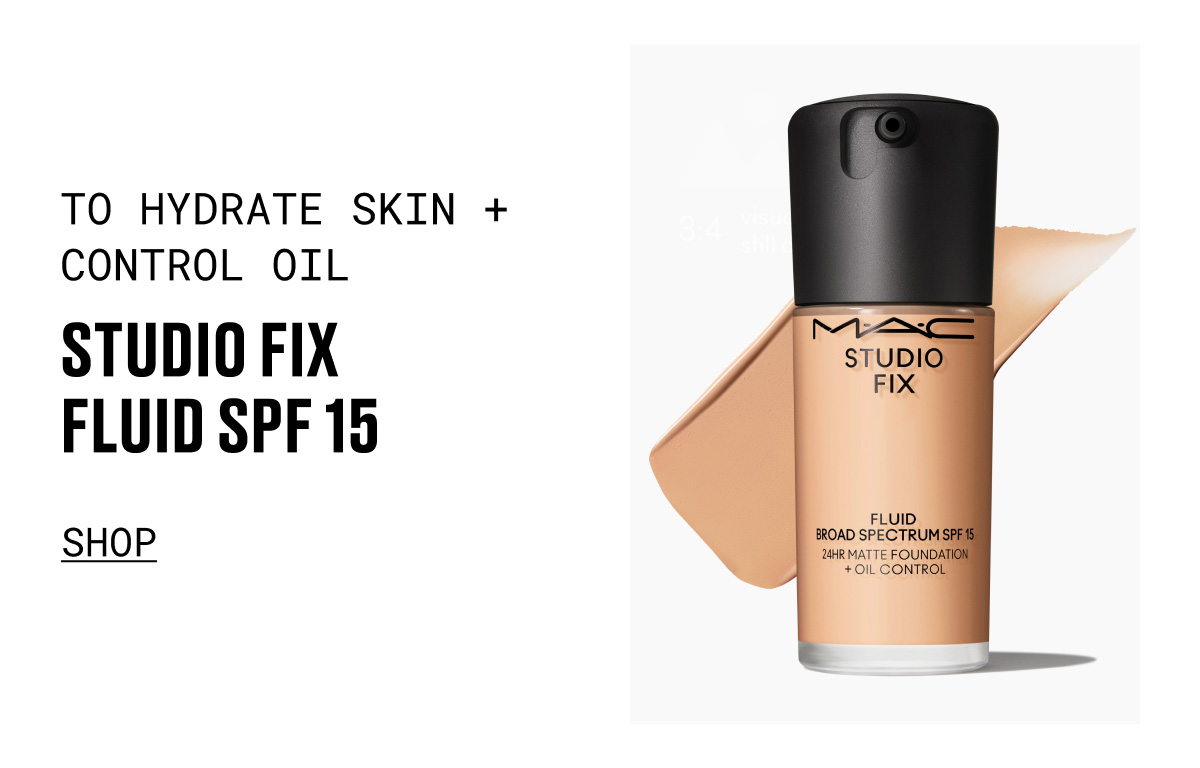 TO HYDRATE SKIN + CONTROL OIL | STUDIO FIX FLUID SPF 15 | SHOP