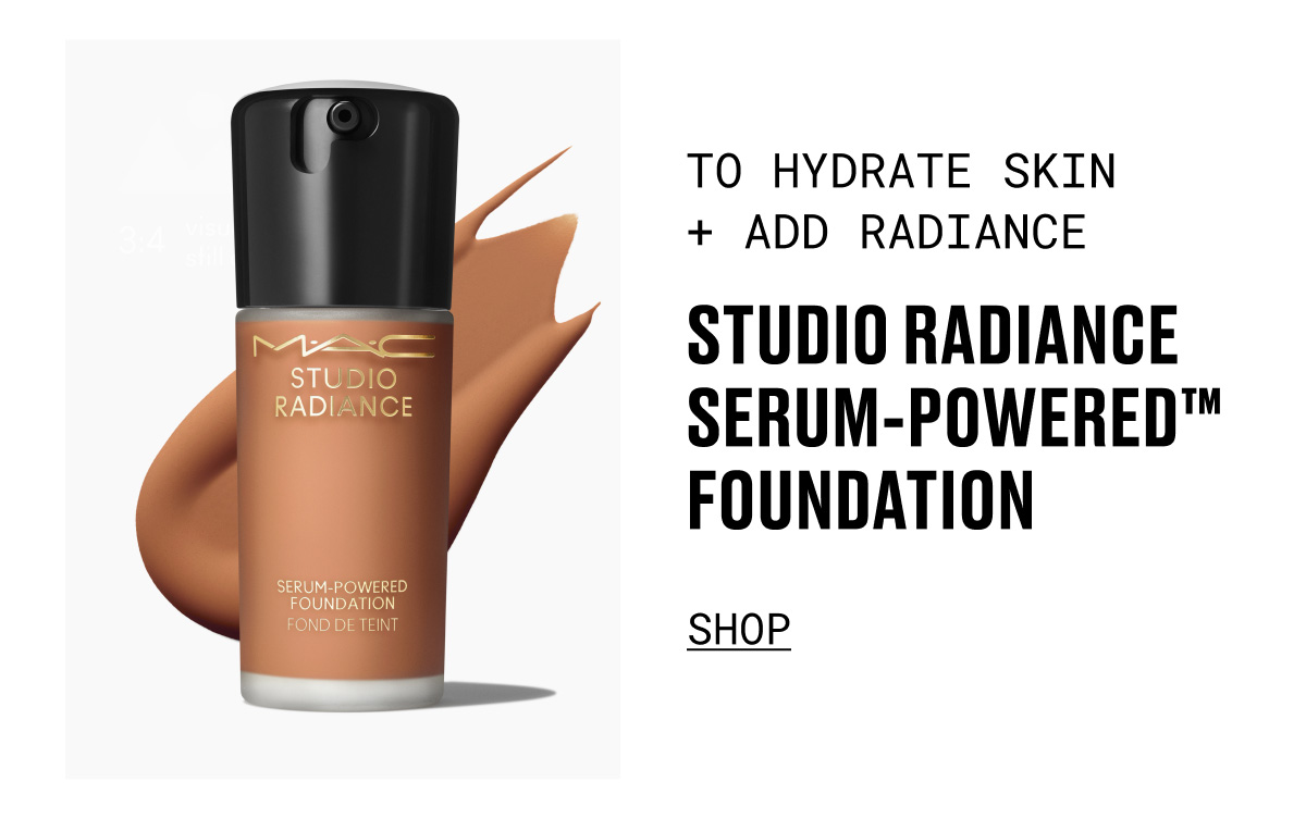 TO HYDRATE SKIN + ADD RADIANCE | STUDIO RADIANCE SERUM-POWERED™ FOUNDATION | SHOP