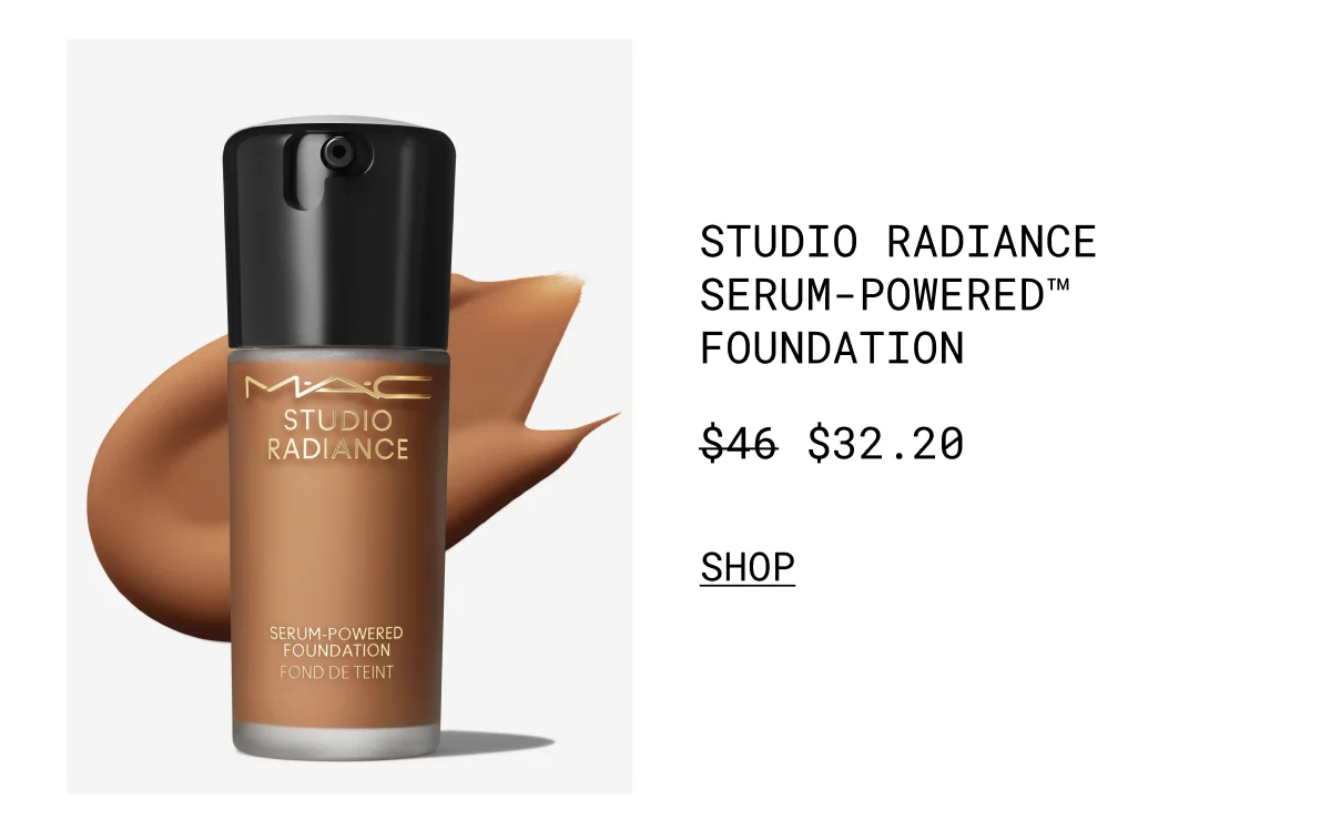 STUDIO RADIANCE SERUM-POWERED™ FOUNDATION | $32.20 | SHOP