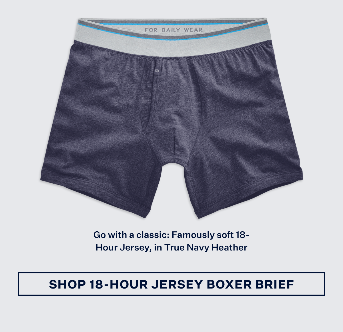 18-Hour Jersey Boxer Brief