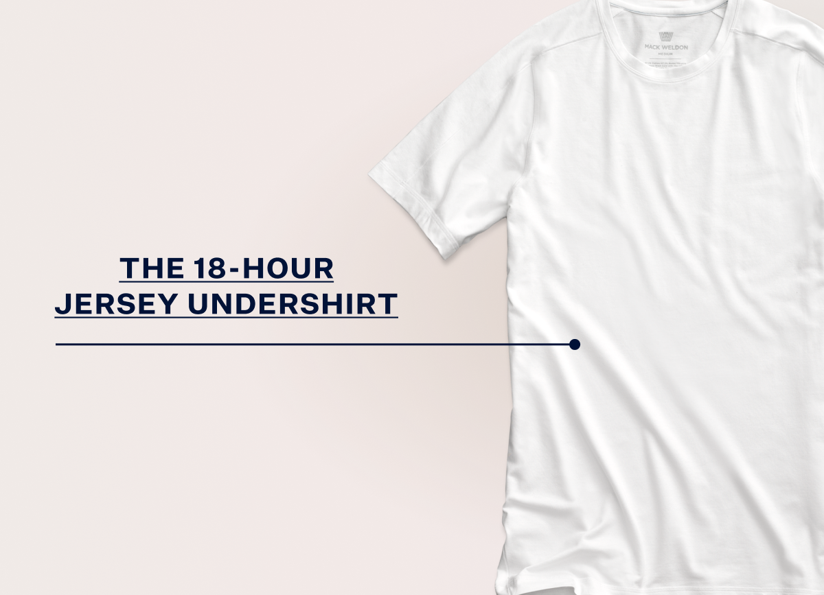 18-Hour Jersey Crew Neck Undershirt