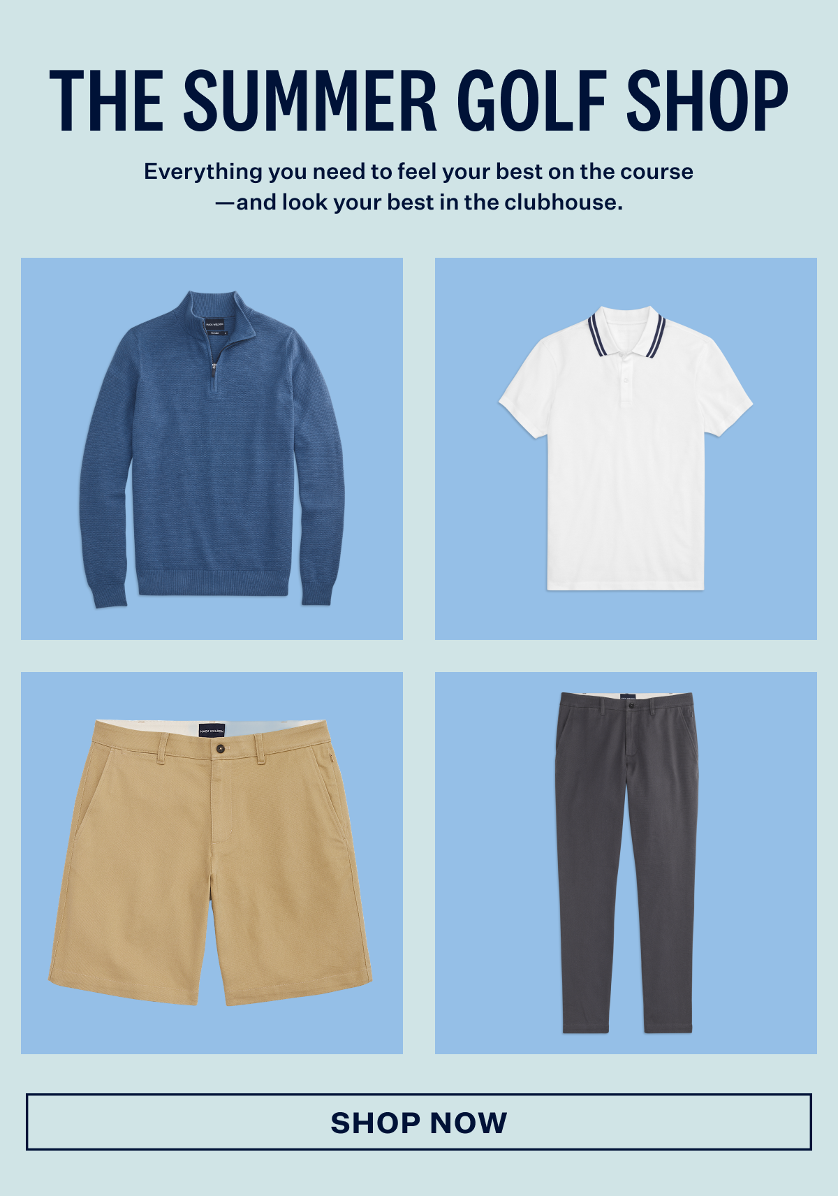 The Summer Golf Shop. Shop Now