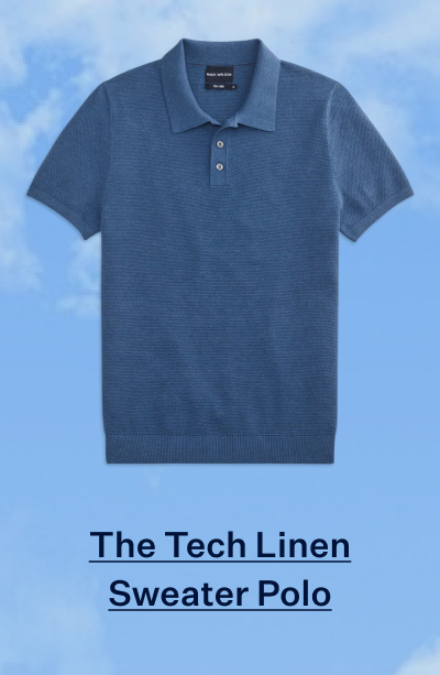 Tech Linen Sweater Polo