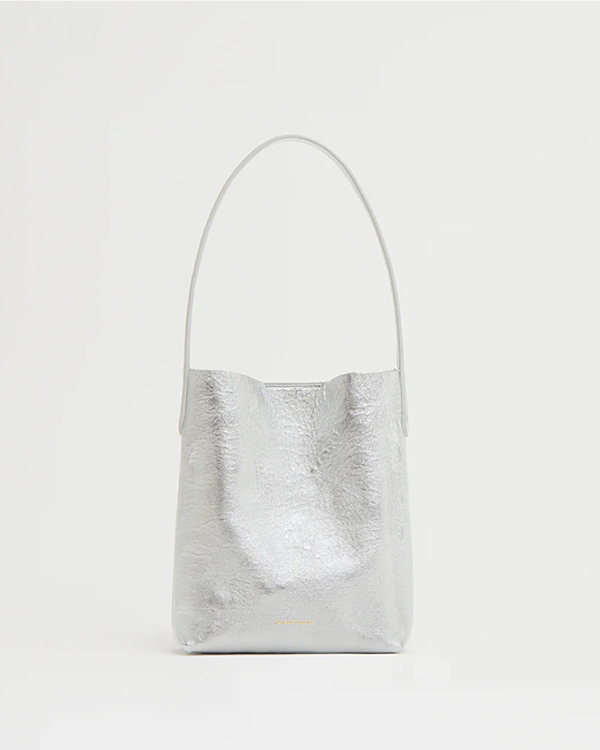 Mini Everyday in Crinkle Silver