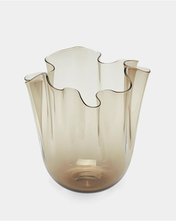 Venini Fazzoletto Murano Glass Vase