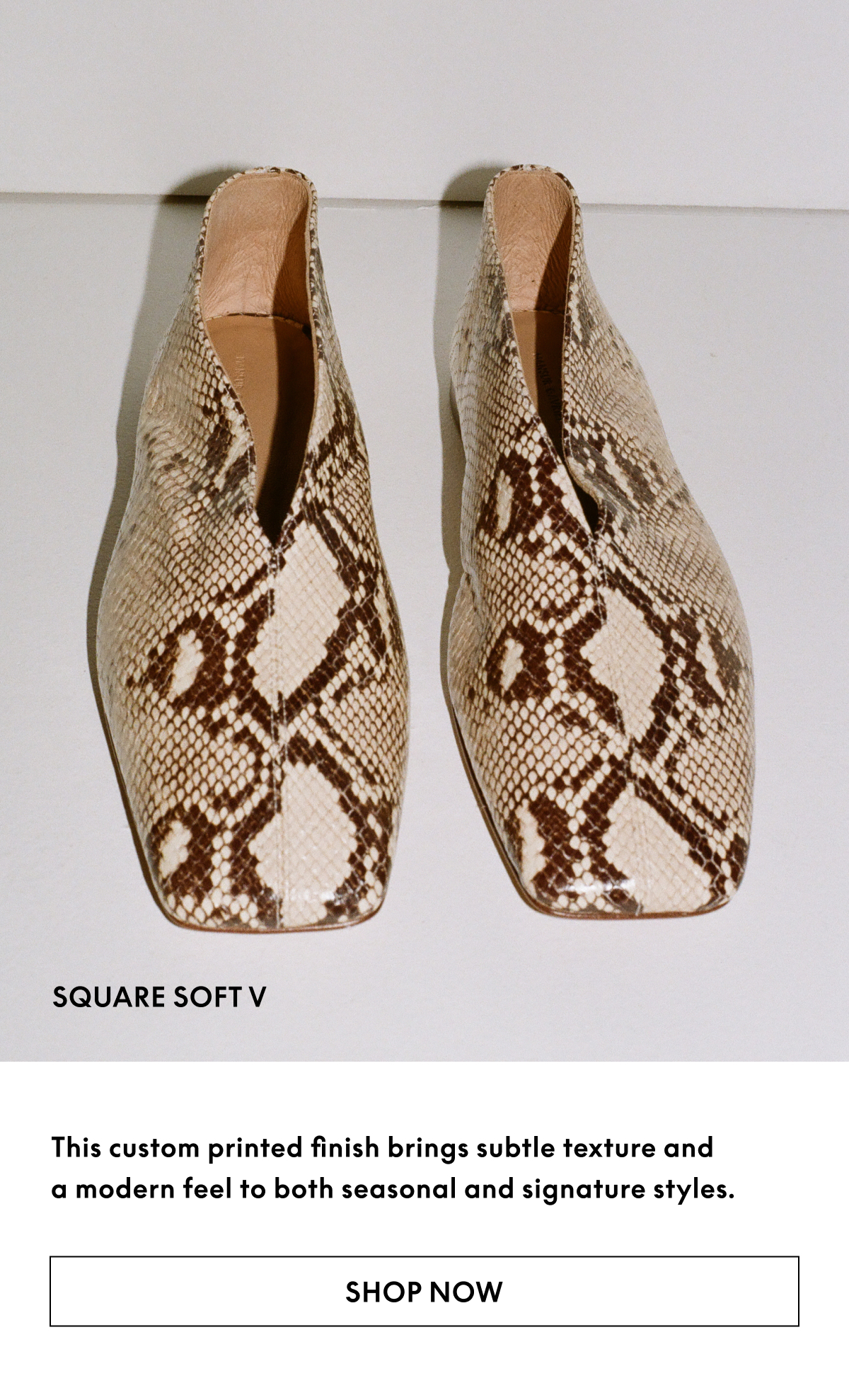This custom printed finish brings subtle texture and a modern feel to both seasonal and signature styles. Shop now.