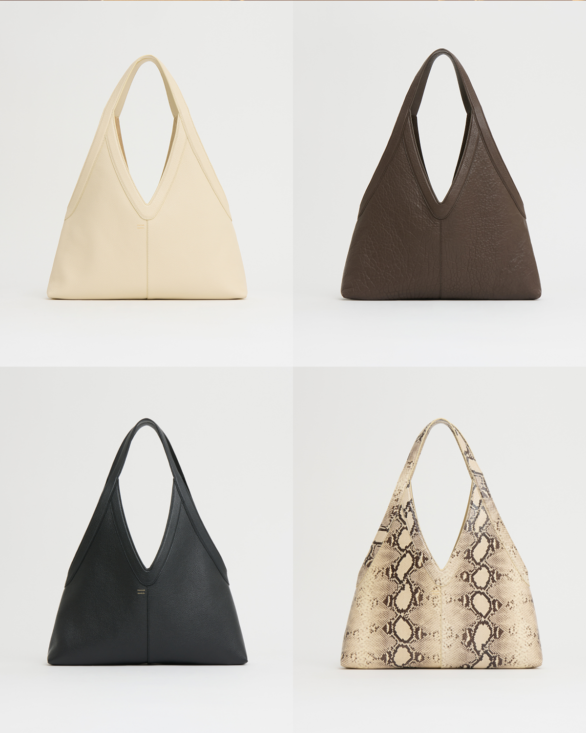 Pictured: Soft M Tote in four colors.