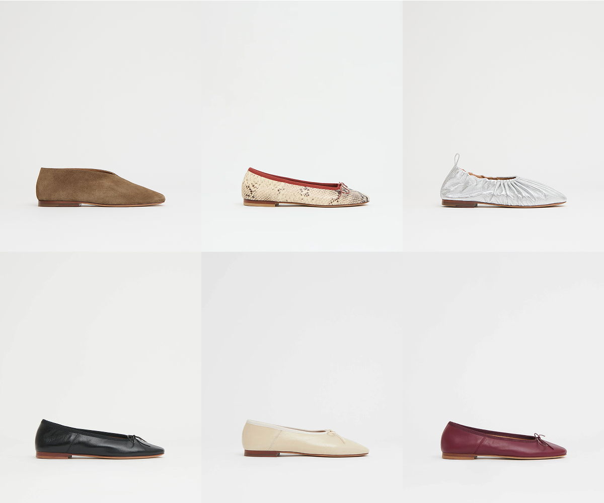 Discover our collection of flats, from our iconic ballerinas to new modern shapes for the season.