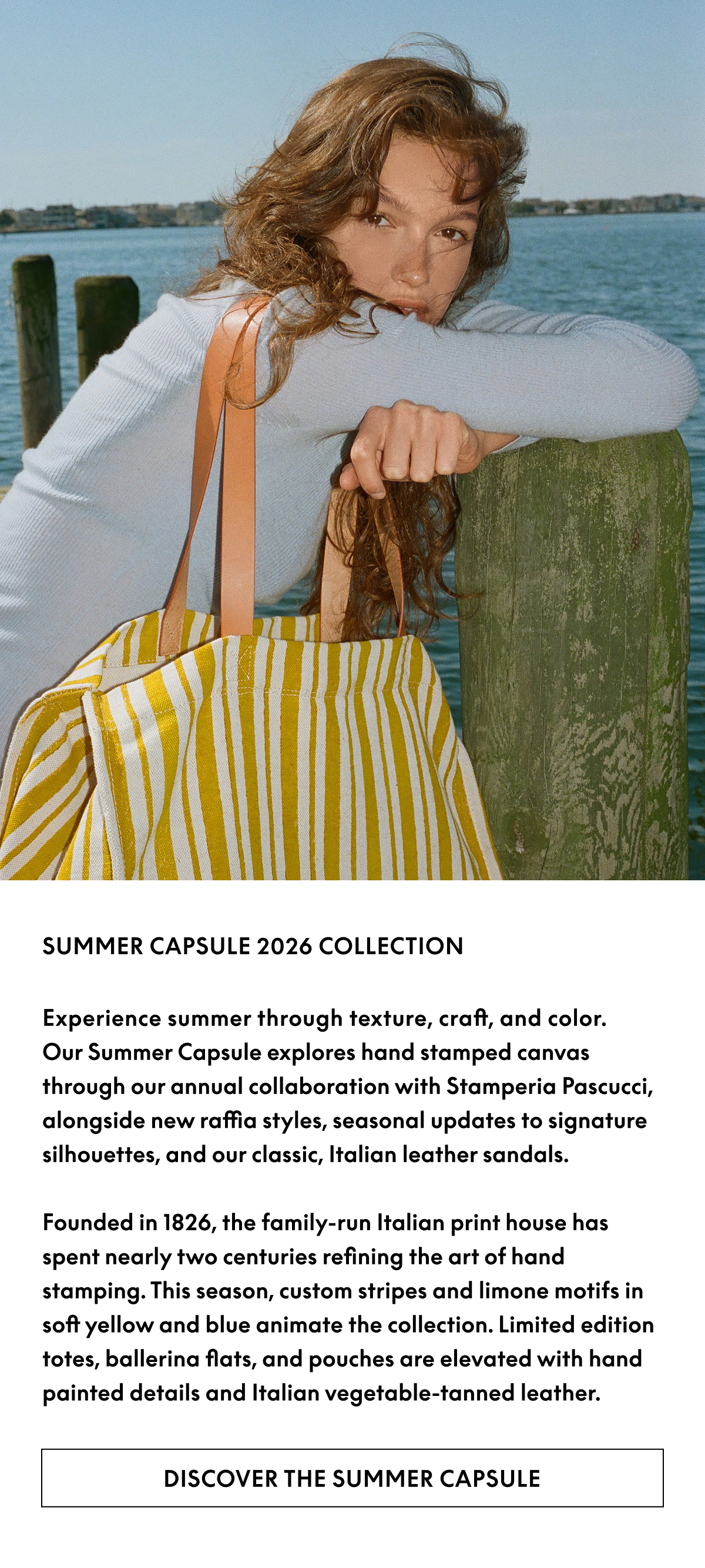 Discover the Summer Capsule 2026 Collection. 
