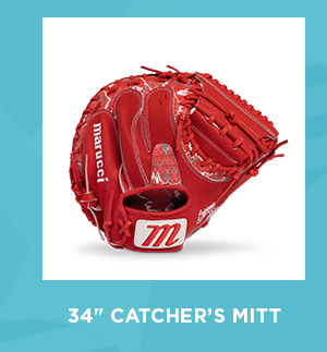 34" CATCHER'S MIT RED