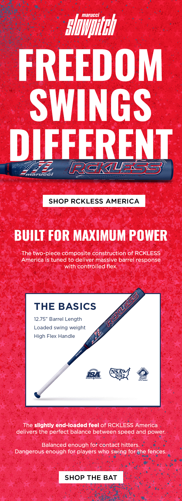 RCKLESS AMERICA SLOWPITCH