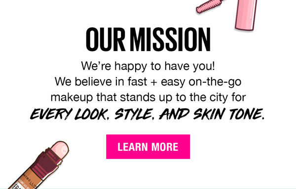 A collection of makeup items illustrating our mission to promote easy, quick, and user-friendly beauty applications for all.