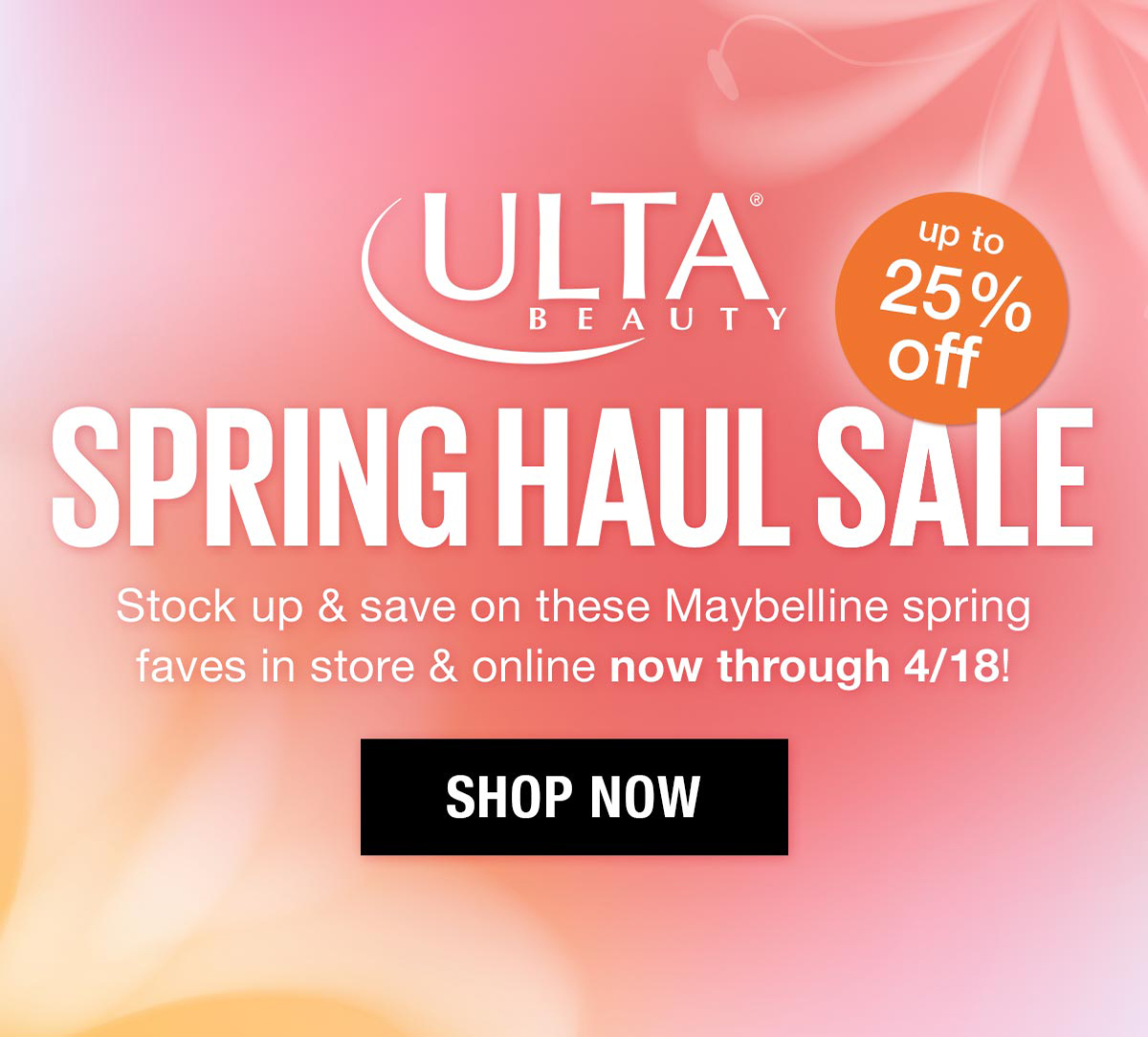 Ulta Beauty Spring Haul Sale