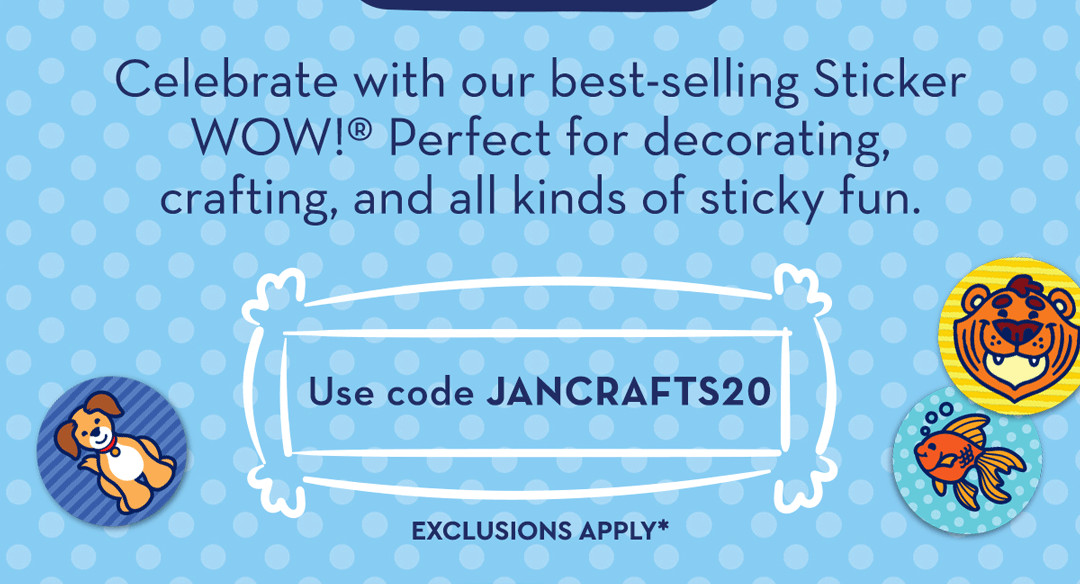 Use code JANCRAFTS20