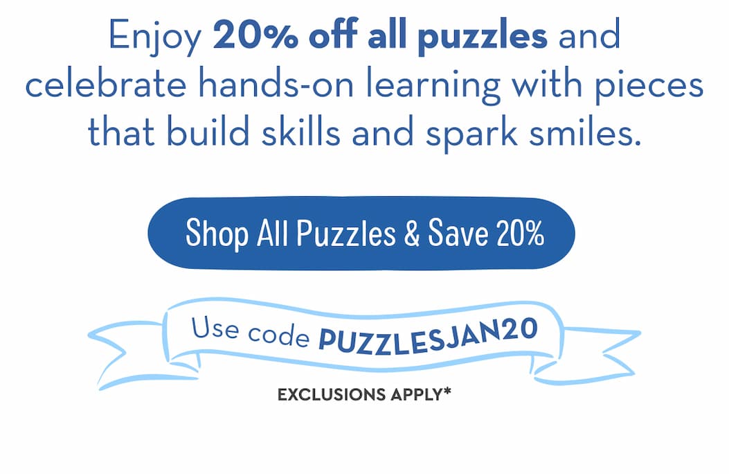20% off all puzzles 