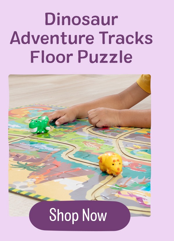 Dinosaur Adventure Tracks Floor Puzzle