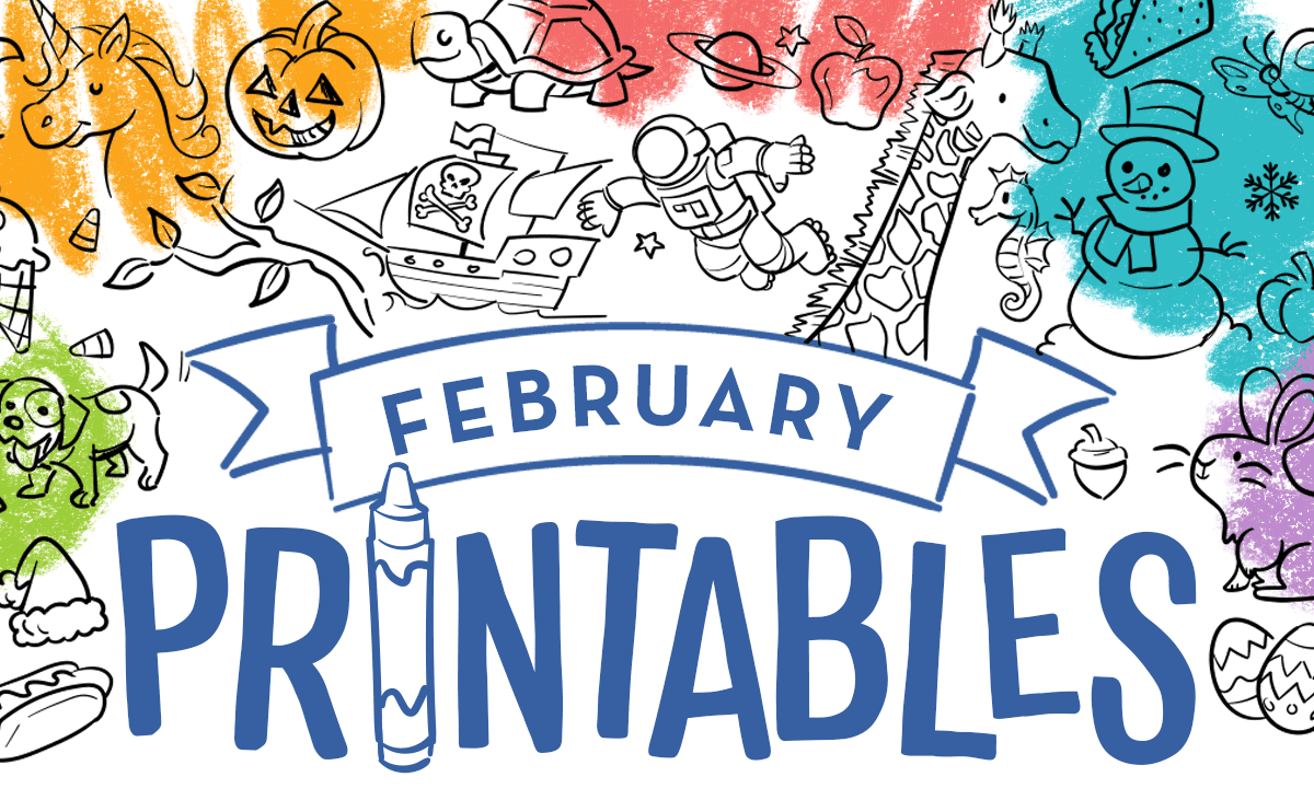 FREE February Printables and Activities for Kids