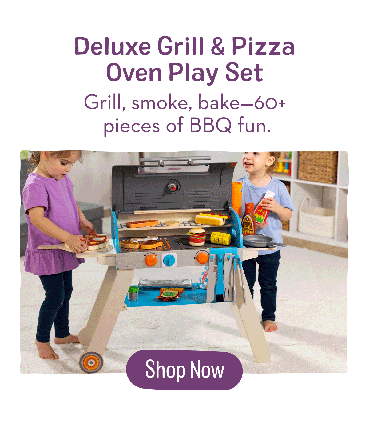 Deluxe Grill & Pizza Oven Play Set 