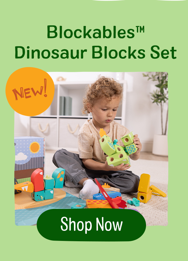NEW Blockables™ Dinosaur Play Set