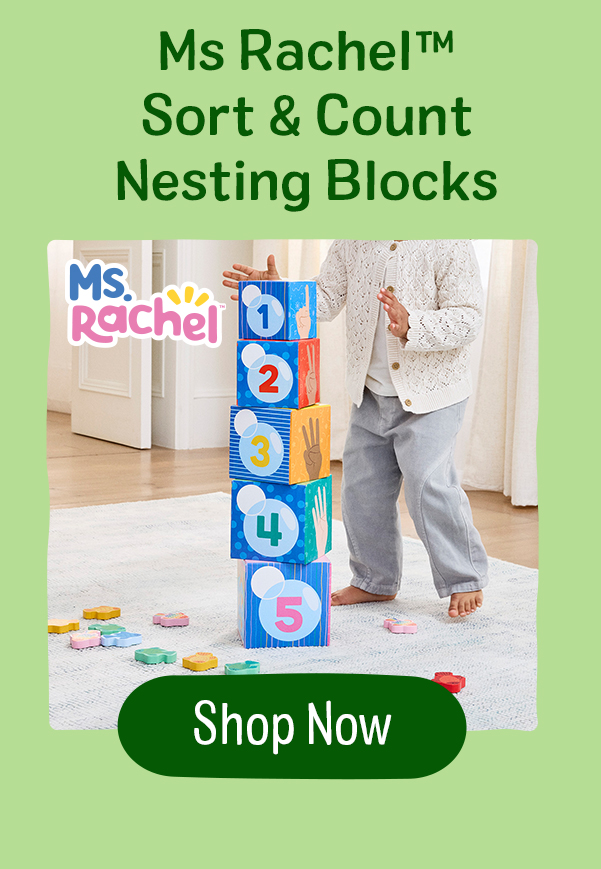 Ms. Rachel™ Sort & Count Nesting Blocks 