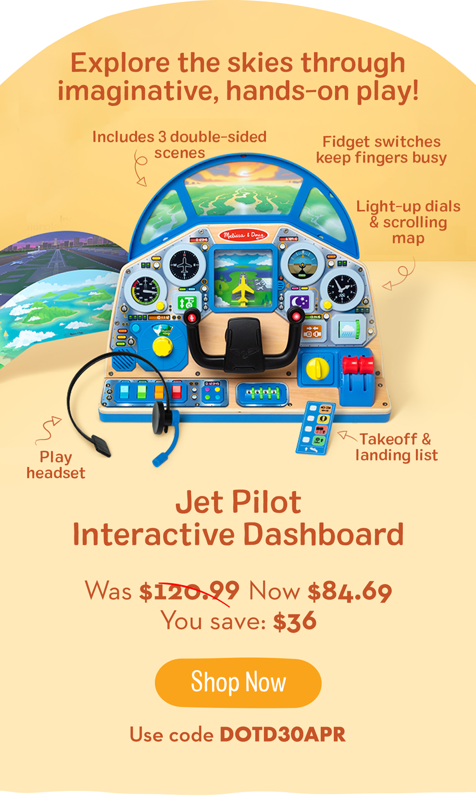 Explore the skies through imaginative, hands-on play! Shop Now