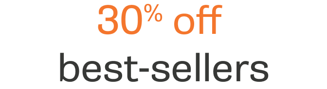 30% Off best-sellers